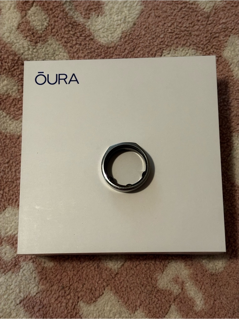 Oura Metallic Silver Smart Ring Body